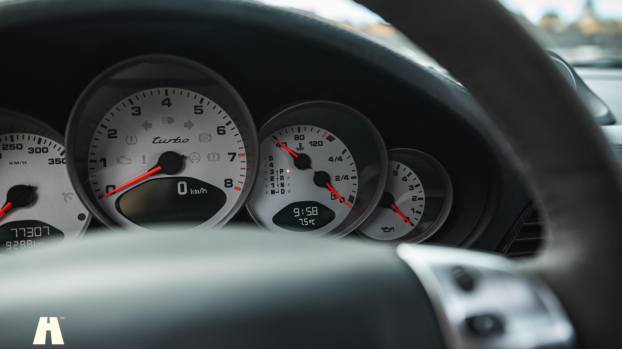 Interiörbild 2007 Porsche 997 Turbo