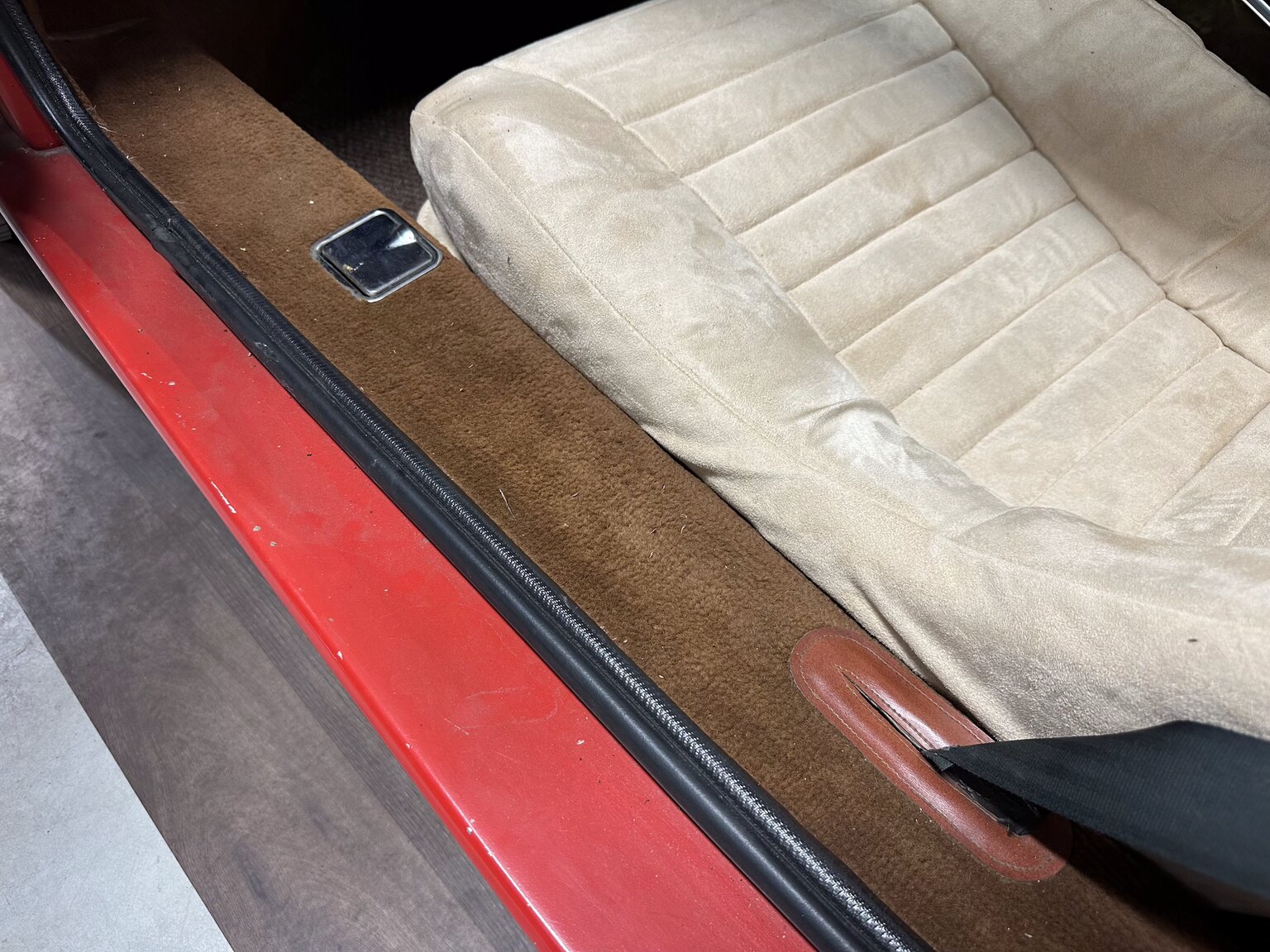 Innenraumfoto von 1977 Lotus Esprit S1