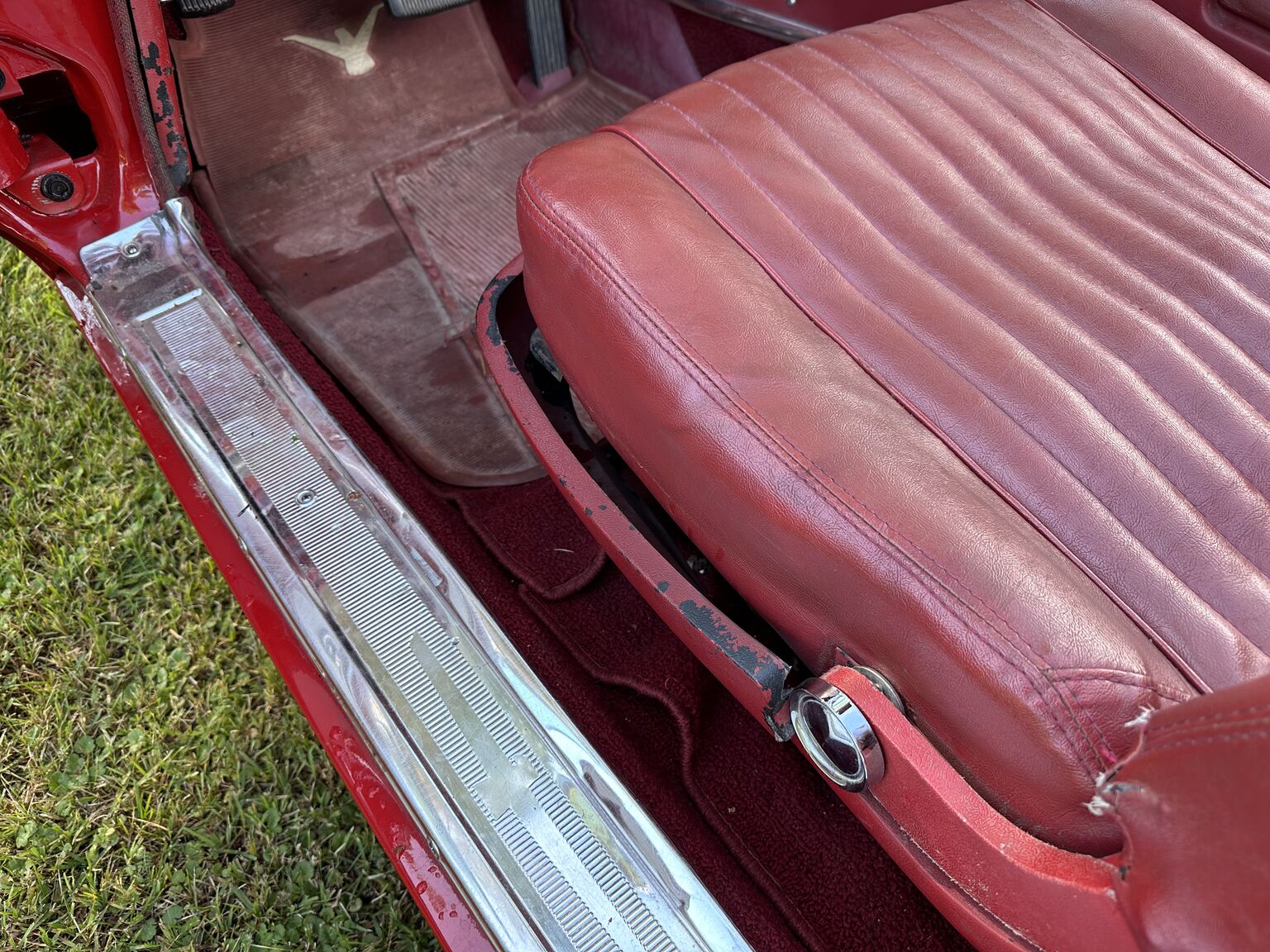 Interiörbild 1961 Ford Thunderbird Convertible
