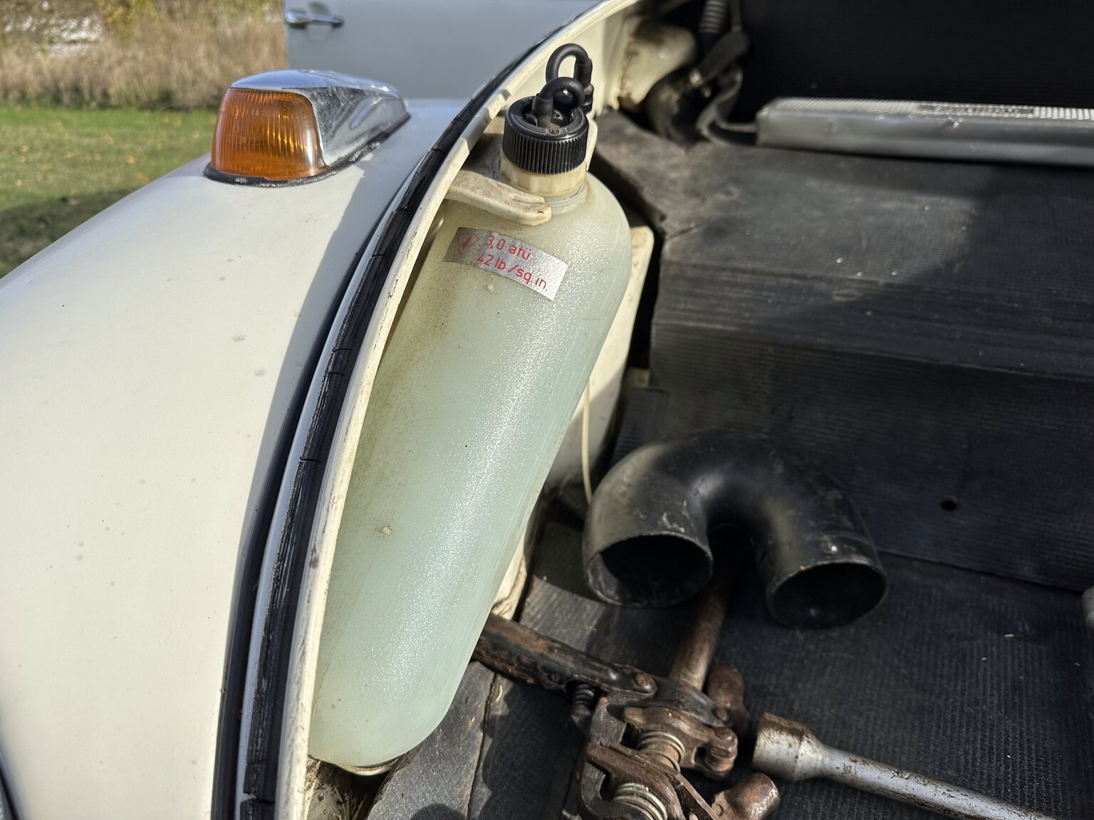 Innenraumfoto von 1971 Volkswagen Beetle 1302 S