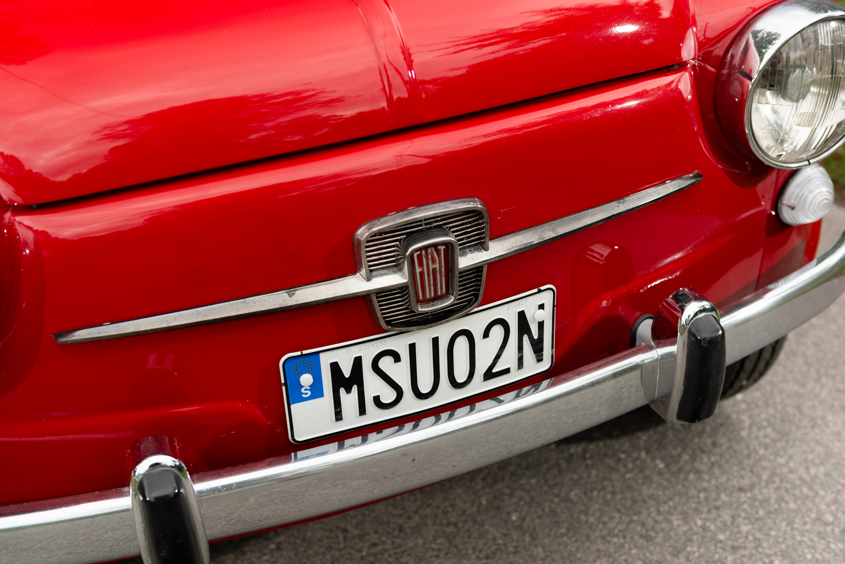 Exteriörbild på 1968 Fiat 600D