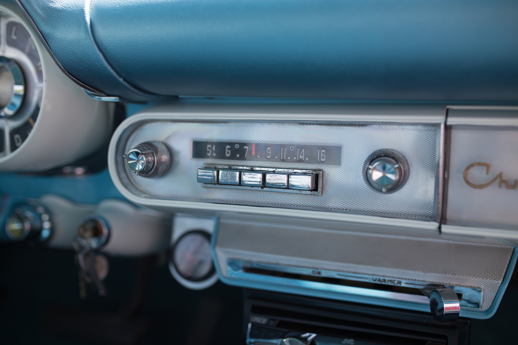 Interiörbild 1957 Chrysler New Yorker