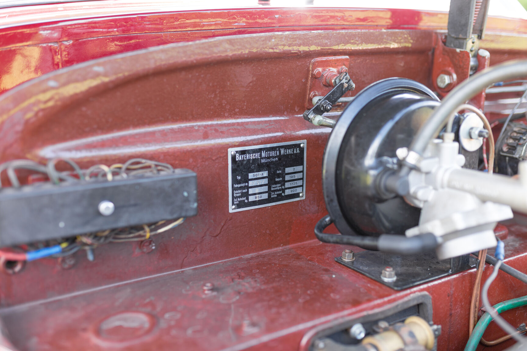 Image of 1955 BMW 501 A Deluxe V8 mechanics