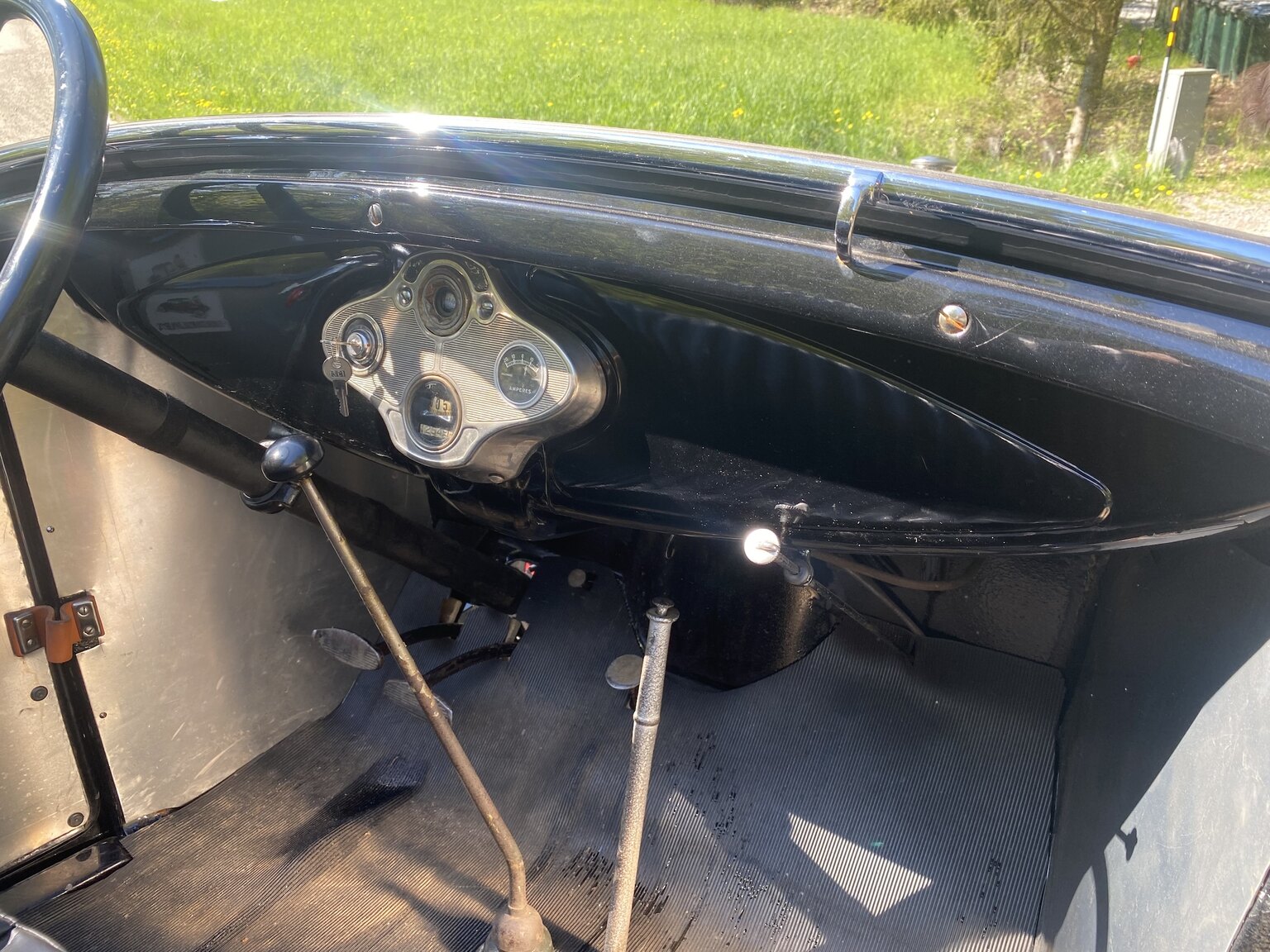 Interiörbild 1930 Ford Model A Brookville Roadster