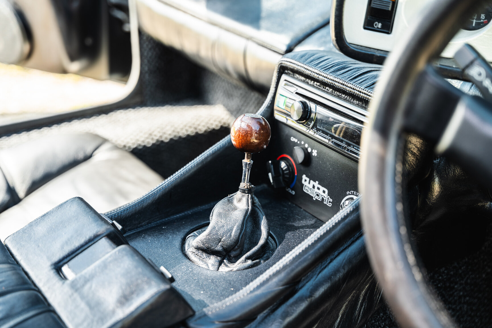 Interiörbild 1983 Lotus Esprit Turbo 2.2