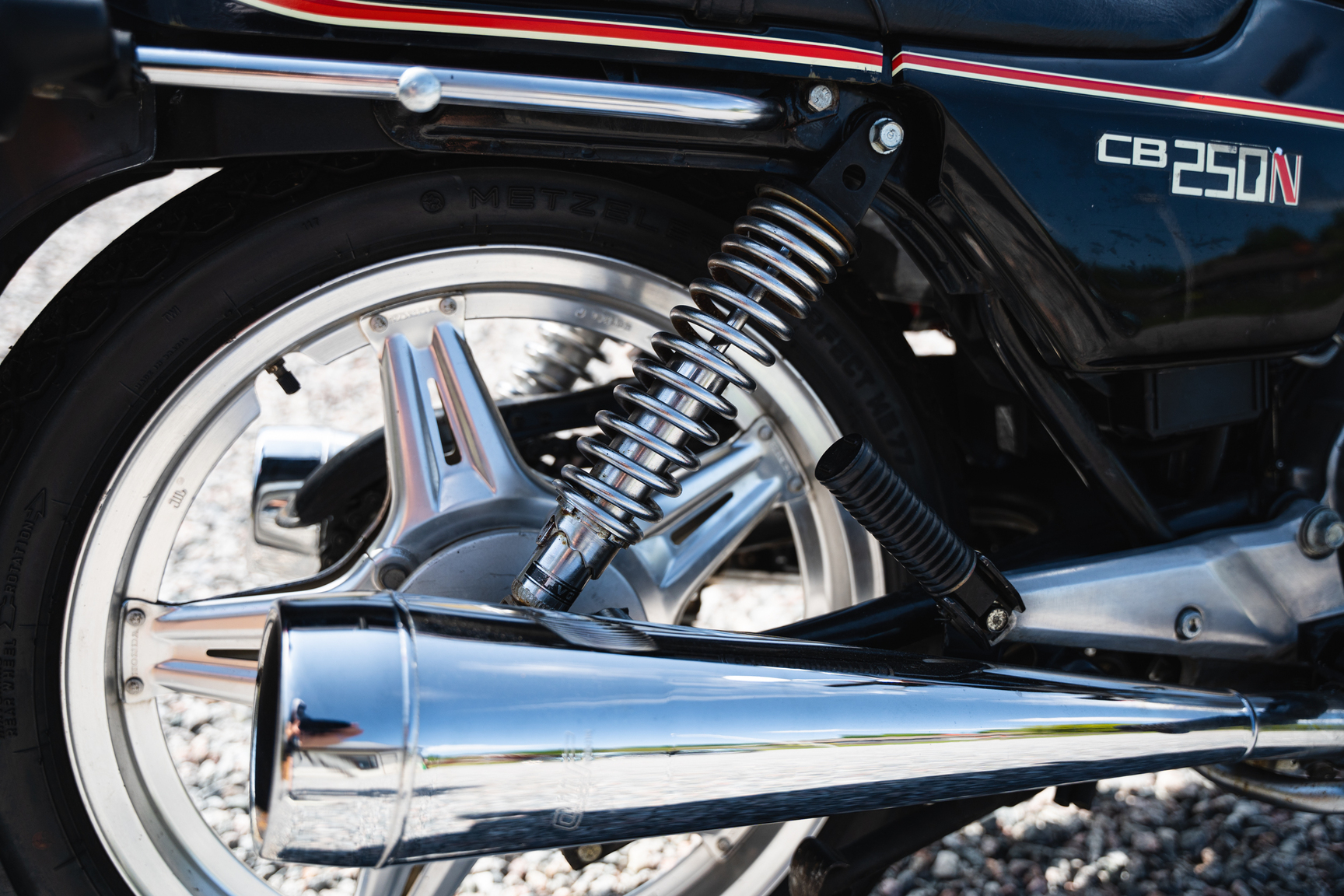 Image of 1981 Honda CB250N mechanics
