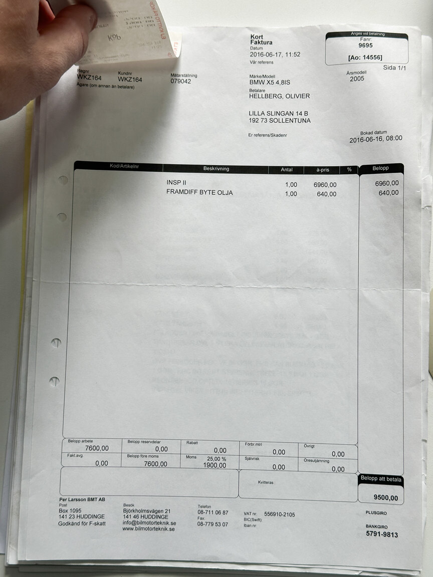 Documentation for 2005 BMW X5 4.8iS E53 LCI