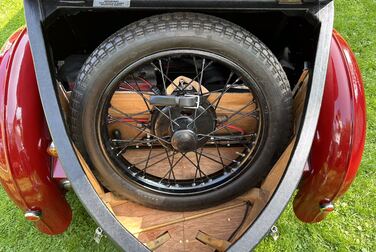 Interior image of 1938 AUSTIN SEVEN BOAT TAIL