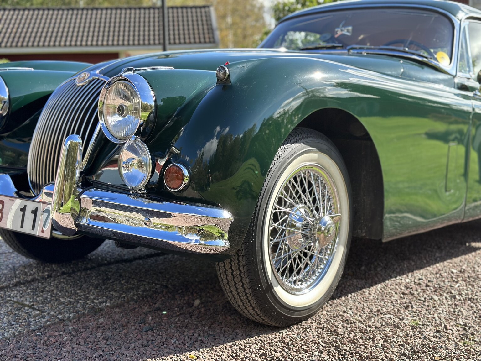 Aussenfoto 1958 Jaguar XK150