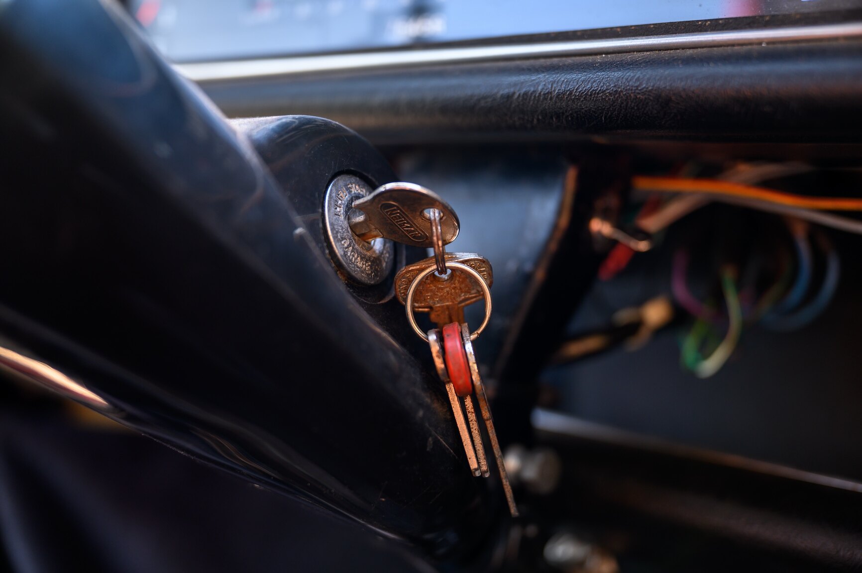 Interiörbild 1970 BMC Morris 1300 MKII
