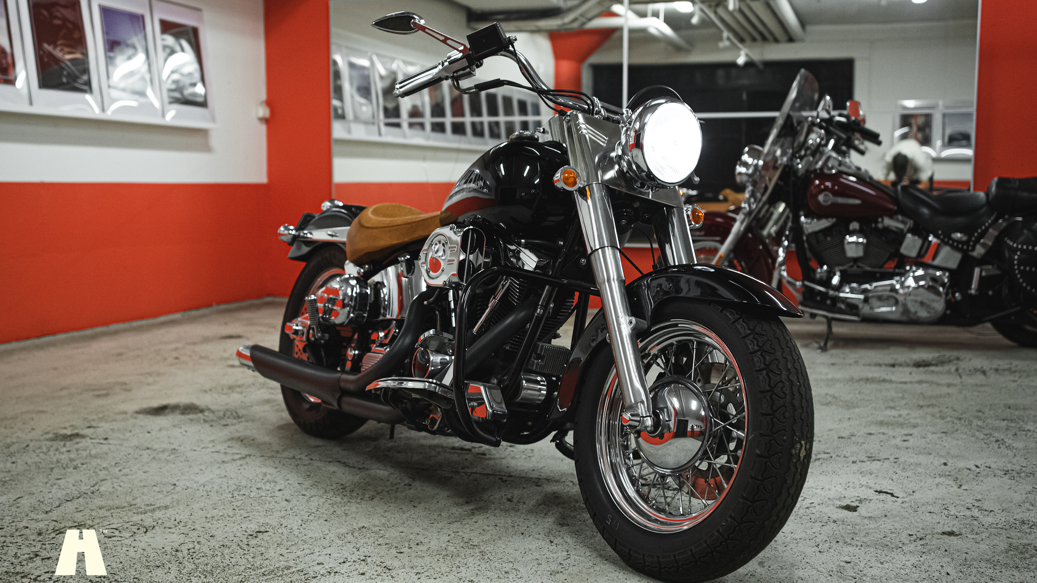 Exteriörbild på 1990 Harley Davidson Heritage Softail Classic Custom