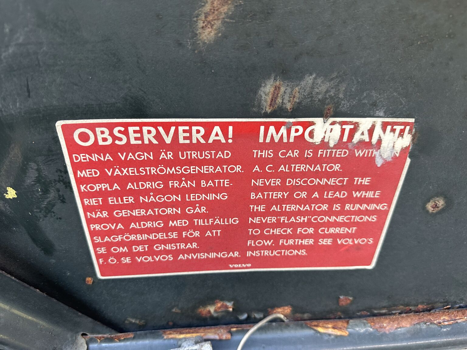 1967 Volvo Amazon 123 GT (17), Mekanik