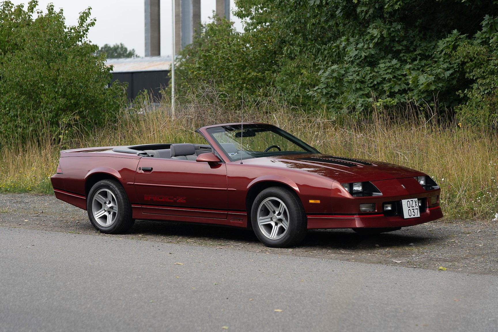 Exterior image of 1988 Chevrolet Camaro Z28 Iroc-Z Convertible