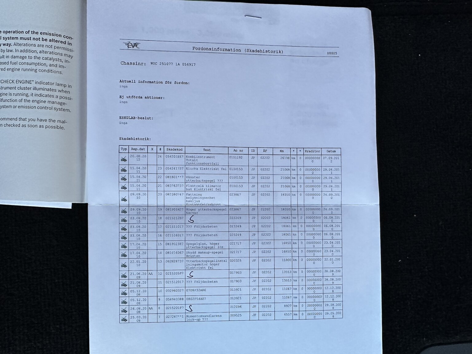 Documentation for 2007 Mercedes-Benz R63 AMG