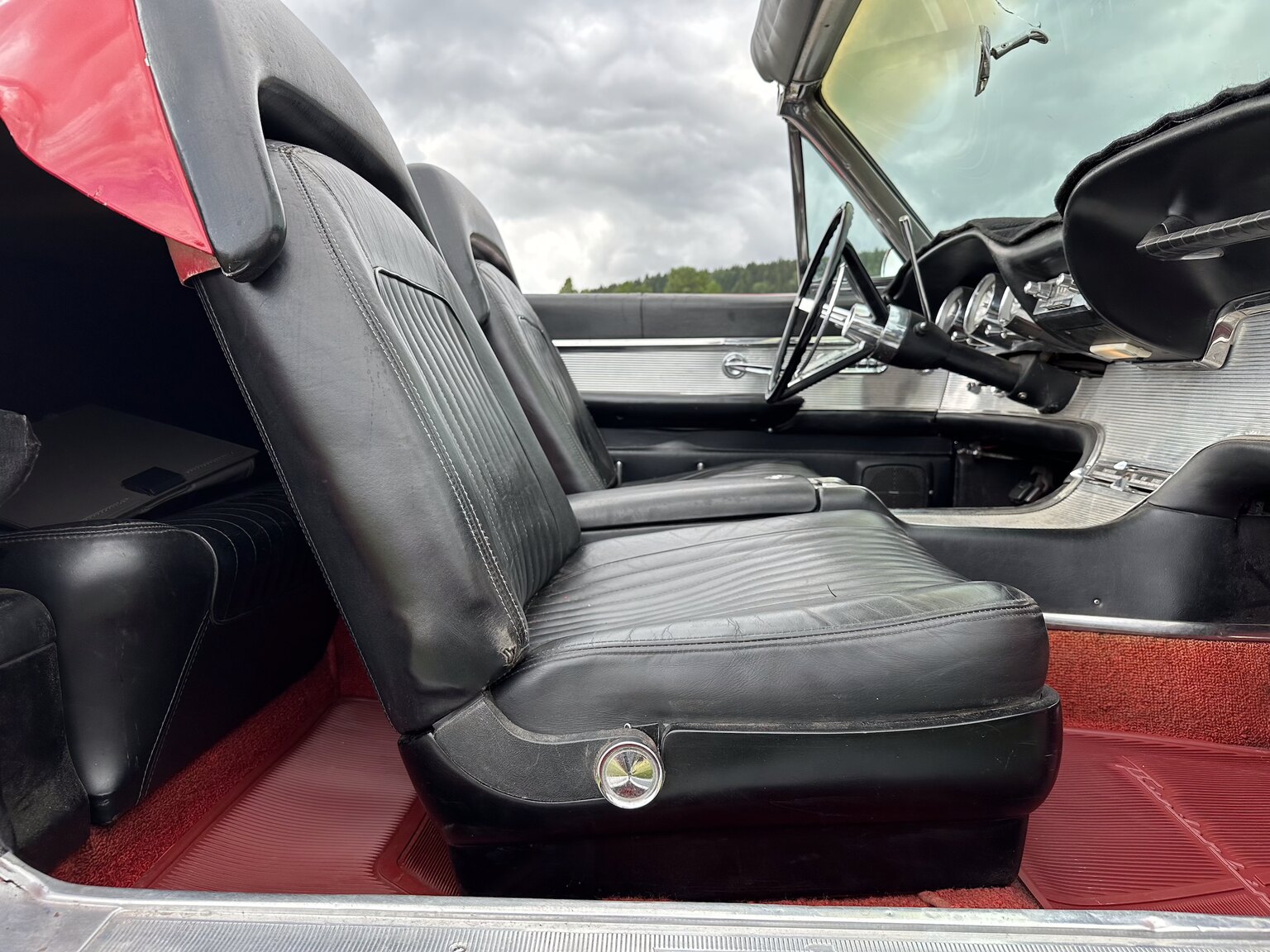 Interiörbild 1962 Ford Thunderbird Convertible