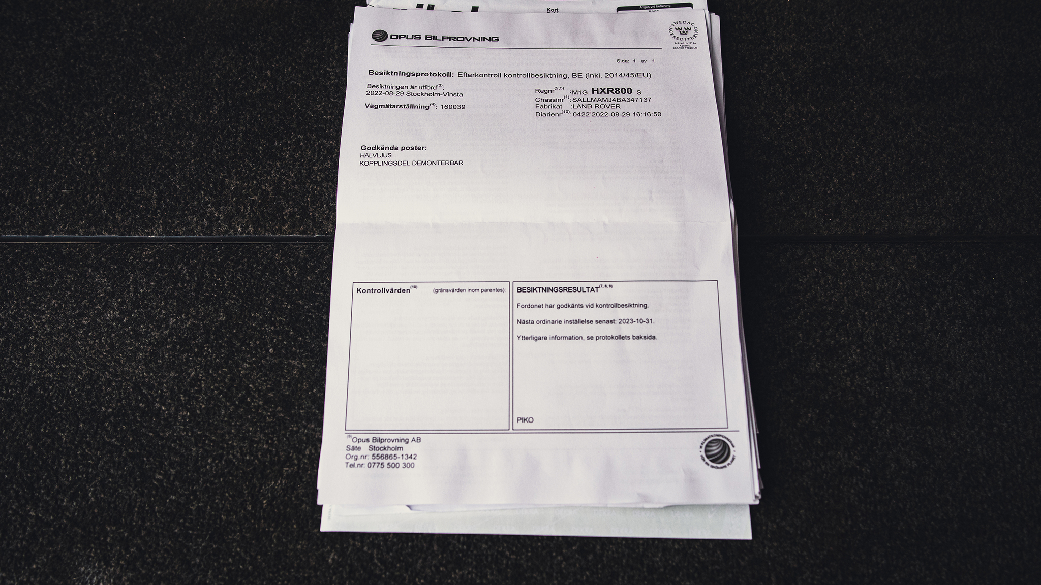 Dokumentation, 2011 Range Rover TDV8 Autobiography  (17)