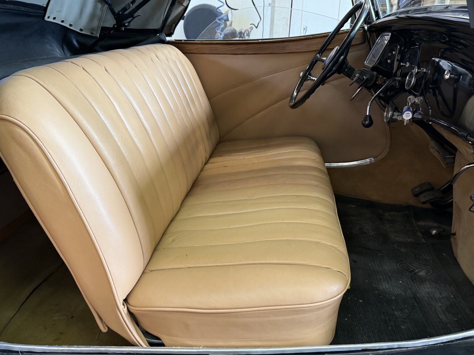 Interiörbild 1939 Citroën Berline 11 Sport Convertible
