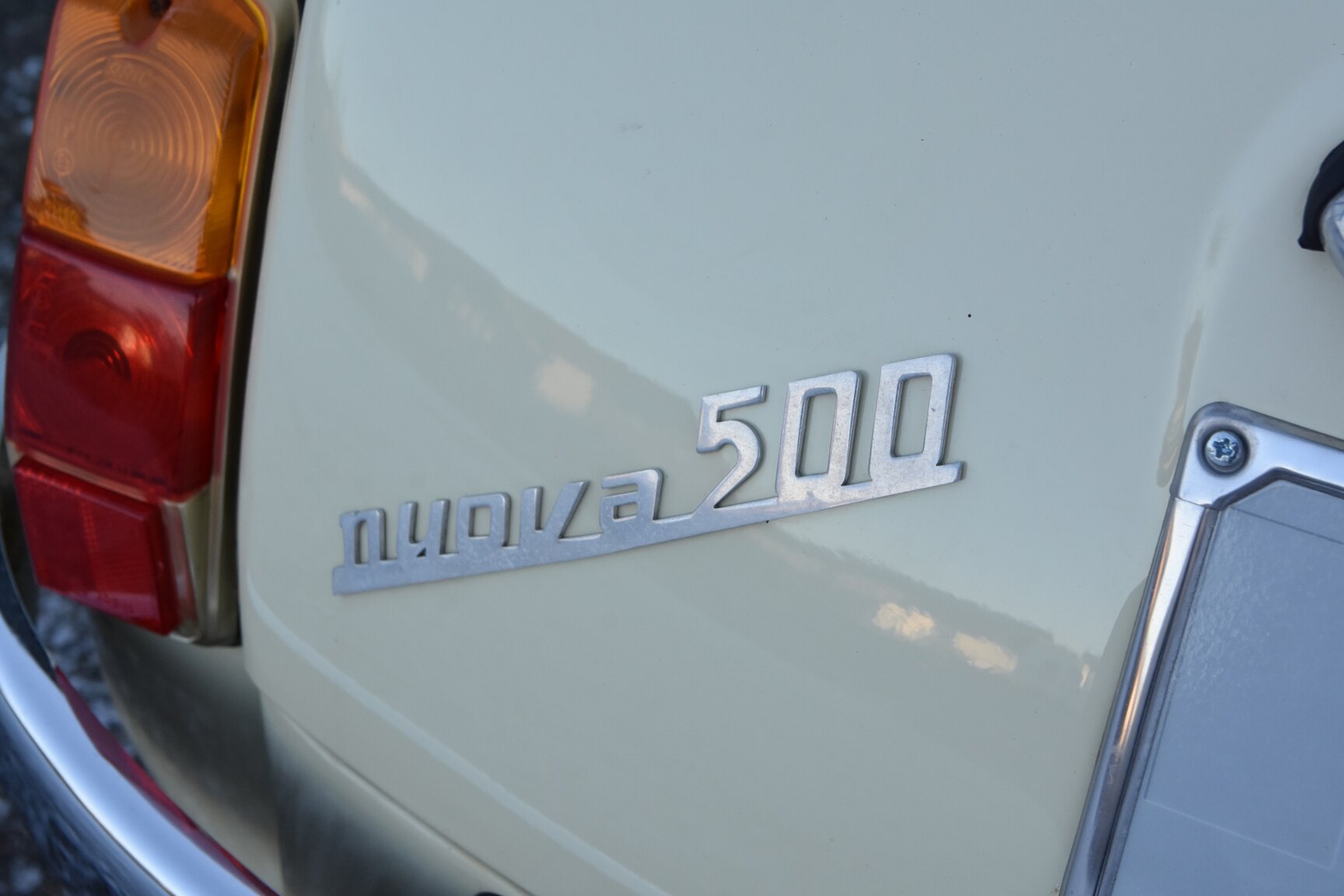 Exteriörbild på 1968 Fiat 500