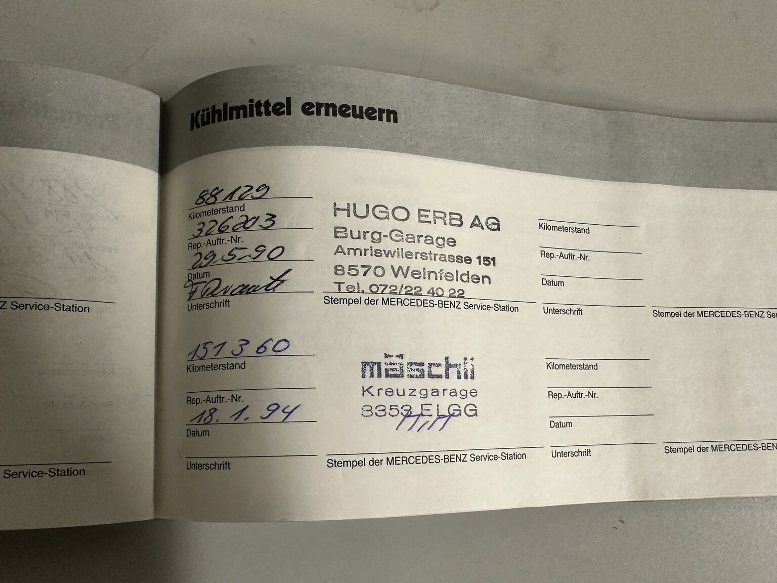 Dokumentation, 1986 Mercedes-Benz 500 SEC (25)