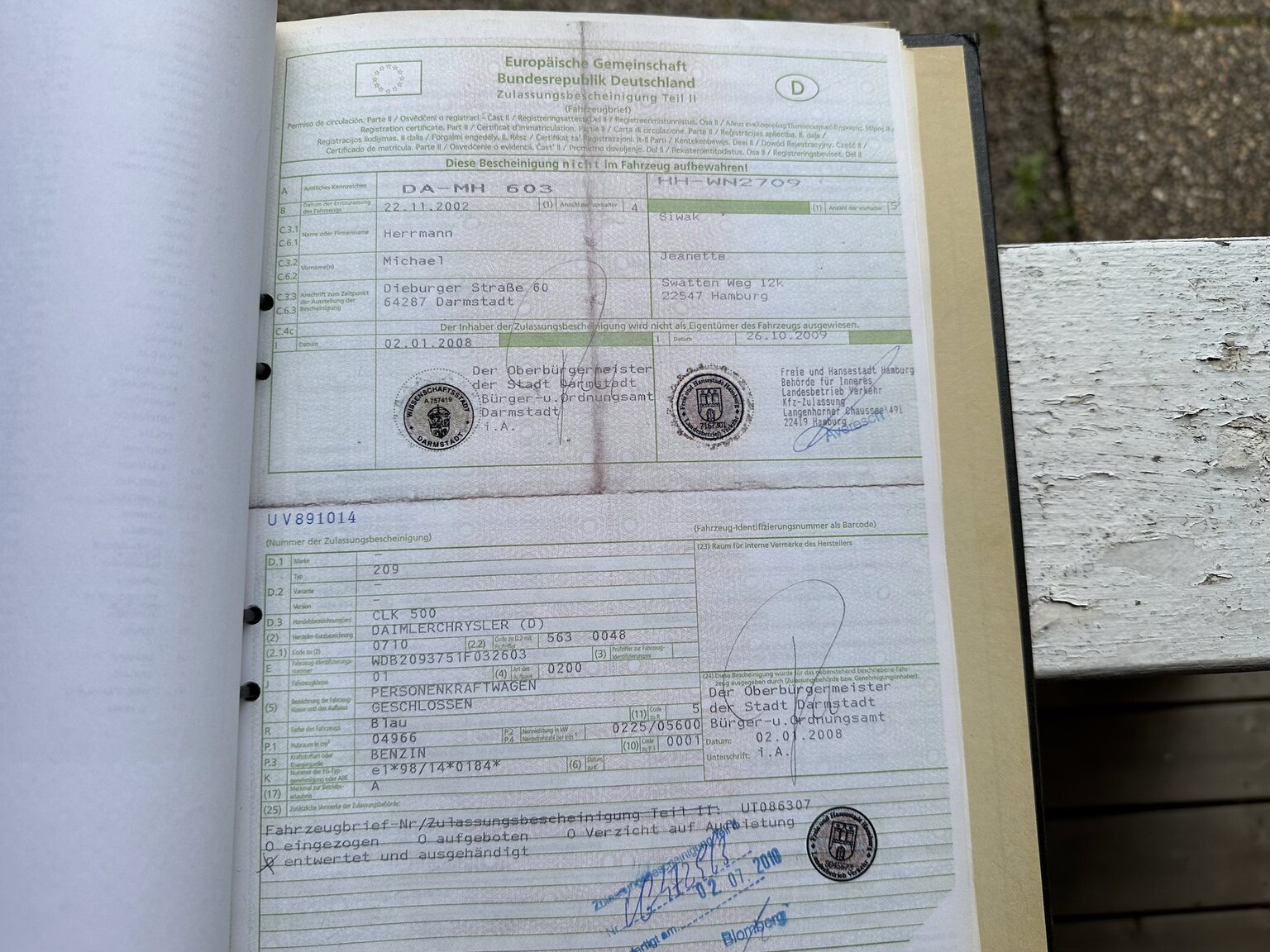 Dokumentation, 2003 Mercedes CLK 500 (21)