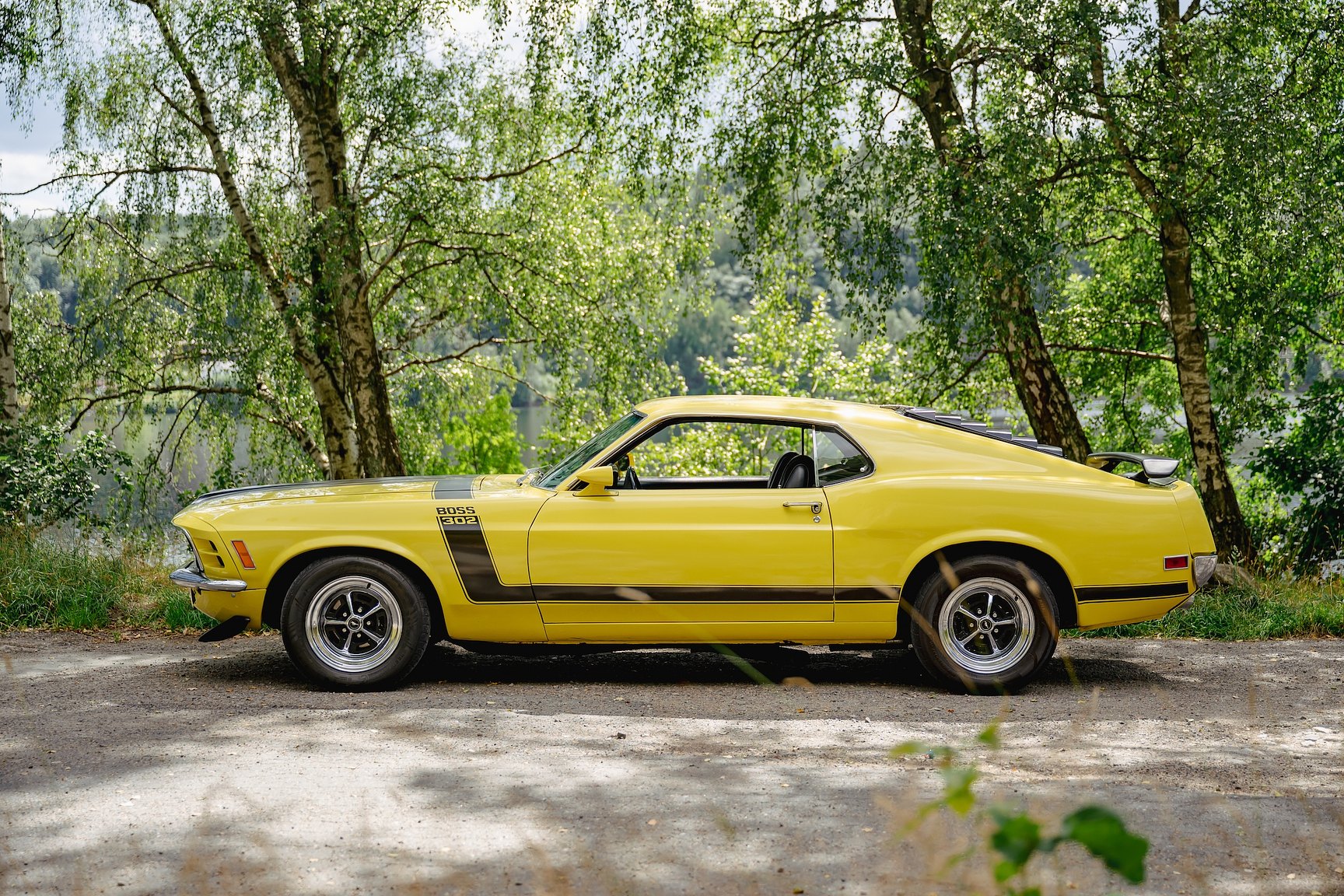 Exteriörbild på 1970 Ford Mustang Boss 302