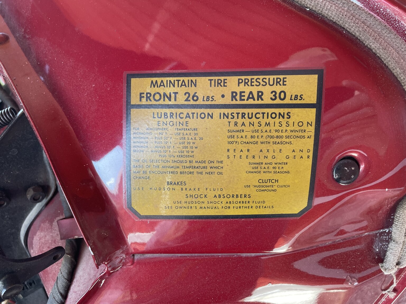 Image of 1940 Hudson Modell 40 Traveller Brougham  mechanics