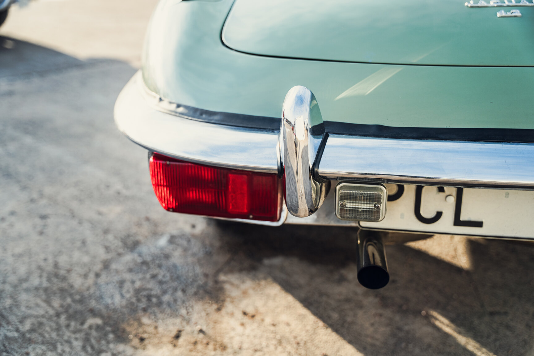 Exteriörbild på 1970 Jaguar E-Type Roadster