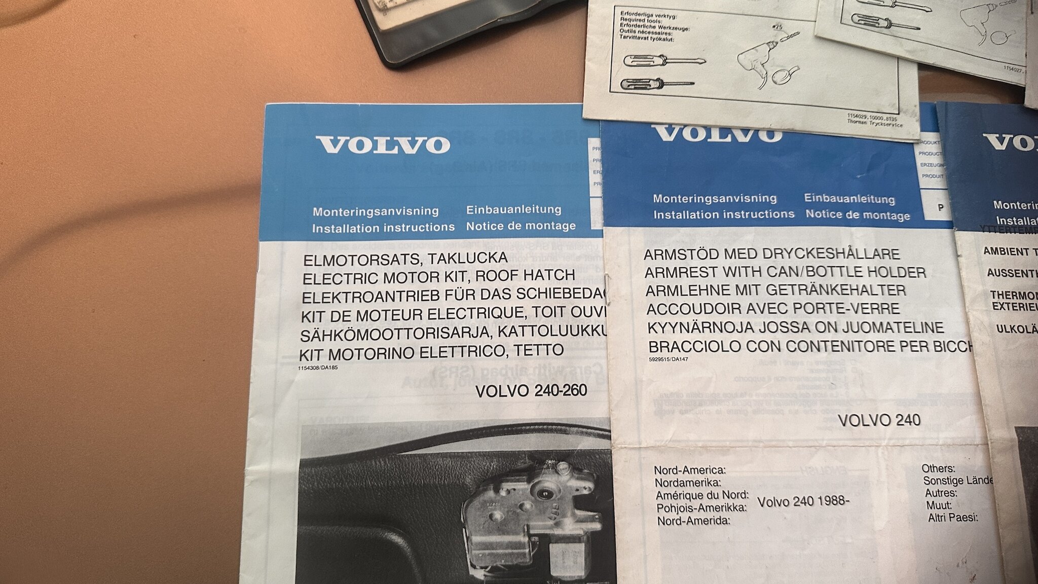 Dokumentation för 1981 Volvo 244 GLE D6