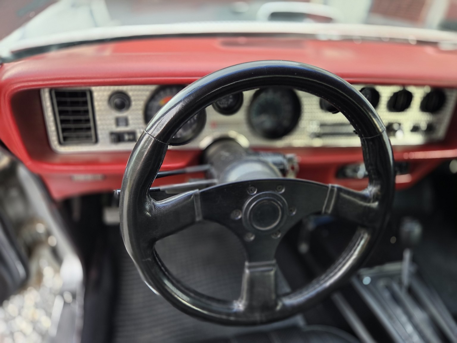 Interiörbild 1976 Pontiac Firebird Trans Am