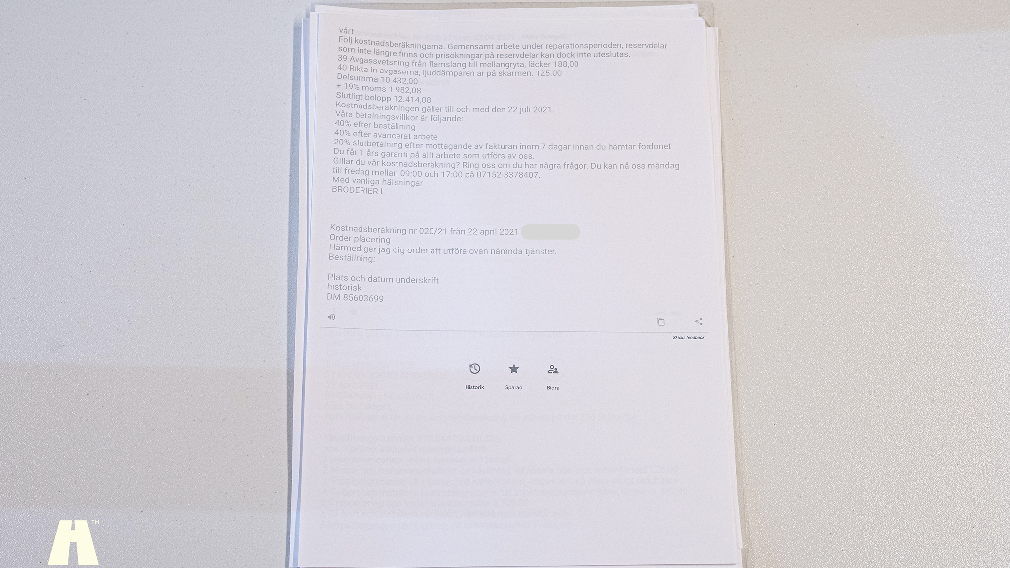 Documentation for 1970 Mercedes 280 SL Pagoda (30)