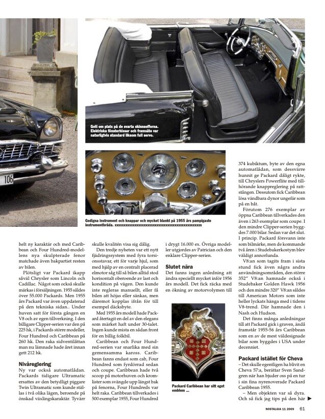 Dokumentation, 1955 Packard Caribbean Cabriolet  (10)