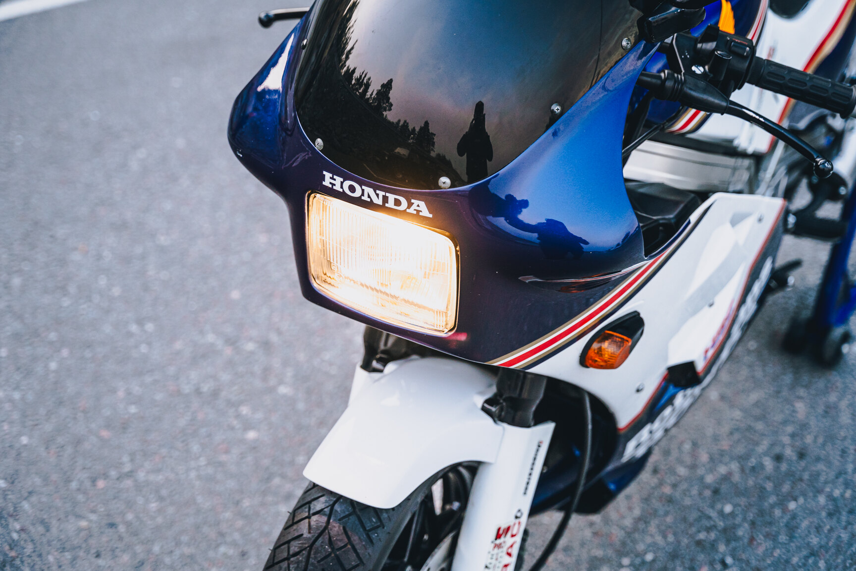 Exterior image of 1986 Honda NS400R Rothmans Replica