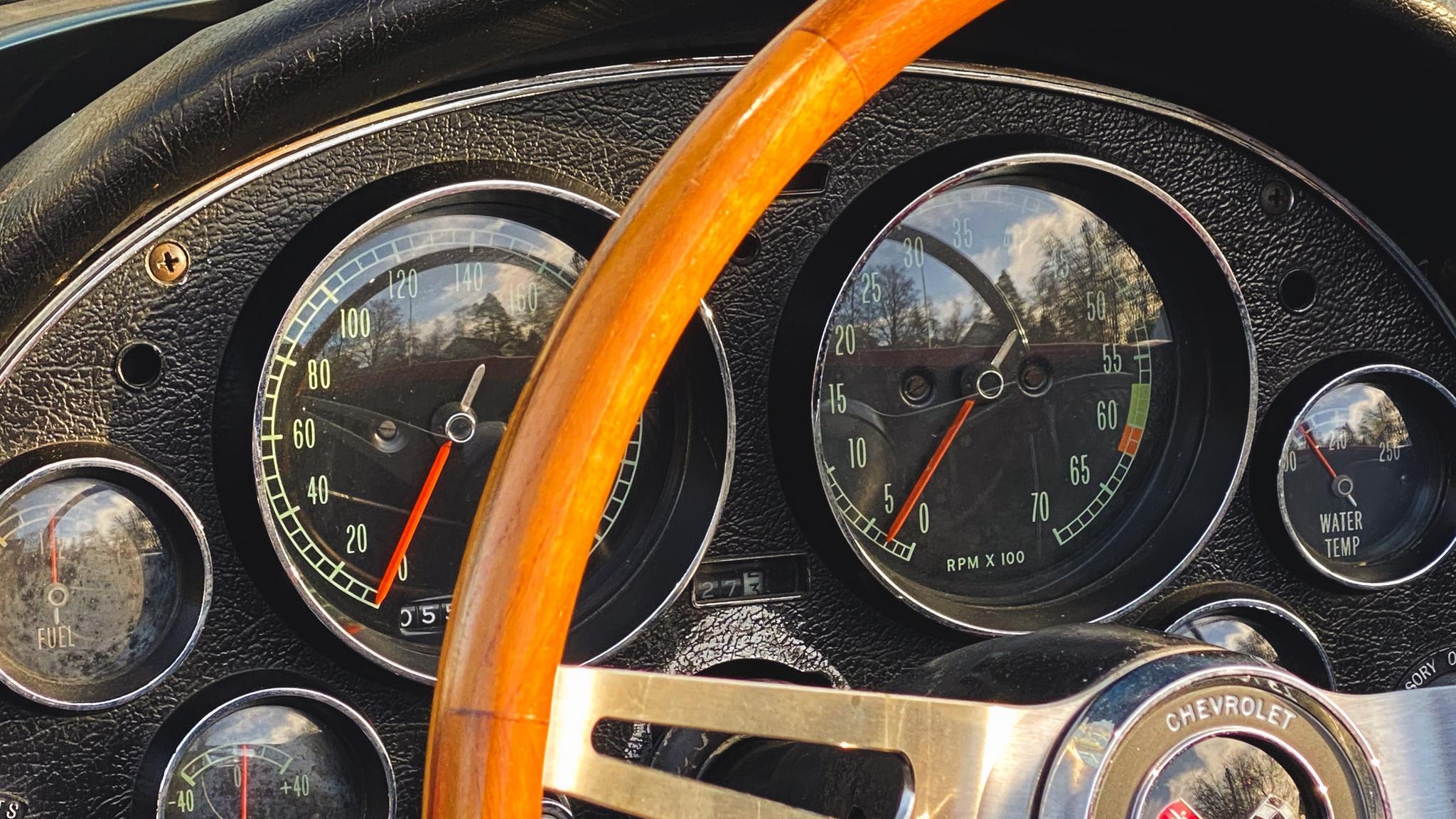 Interiörbild 1963 Corvette C2 Stingray