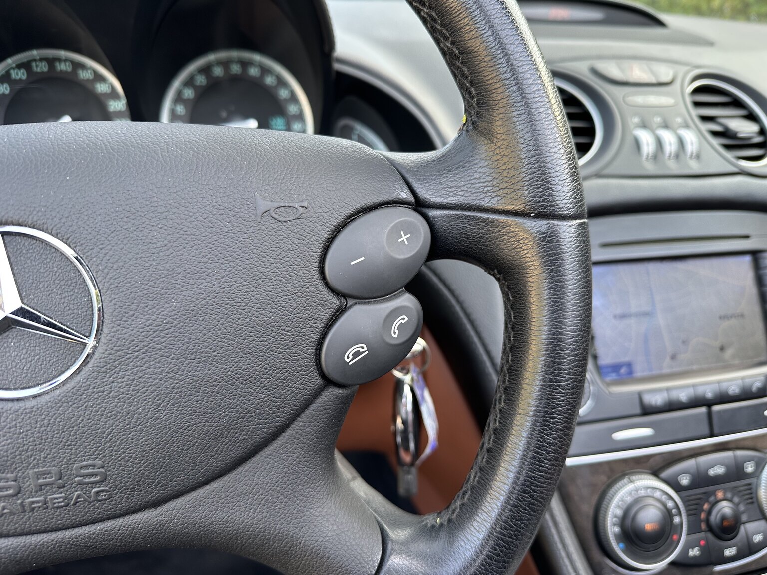 Interiörbild 2007 Mercedes-Benz SL500 AMG