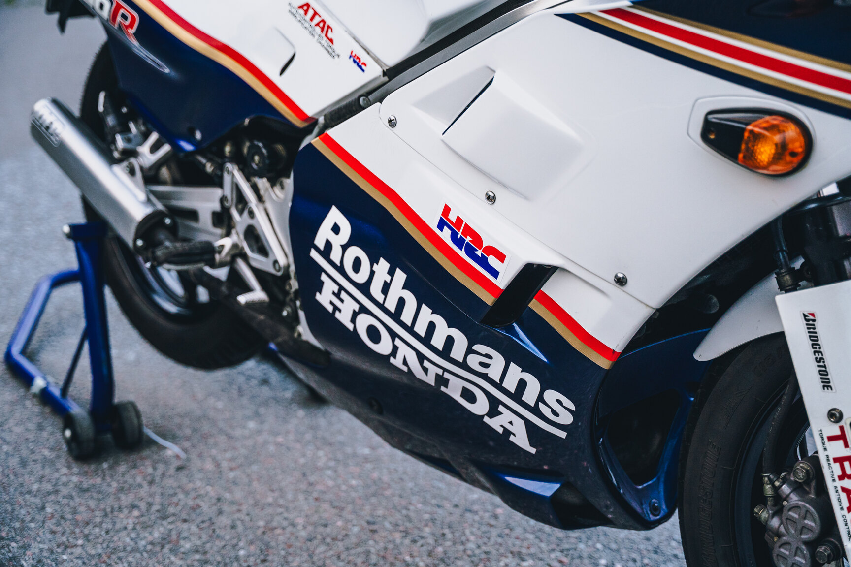 Exterior image of 1986 Honda NS400R Rothmans Replica