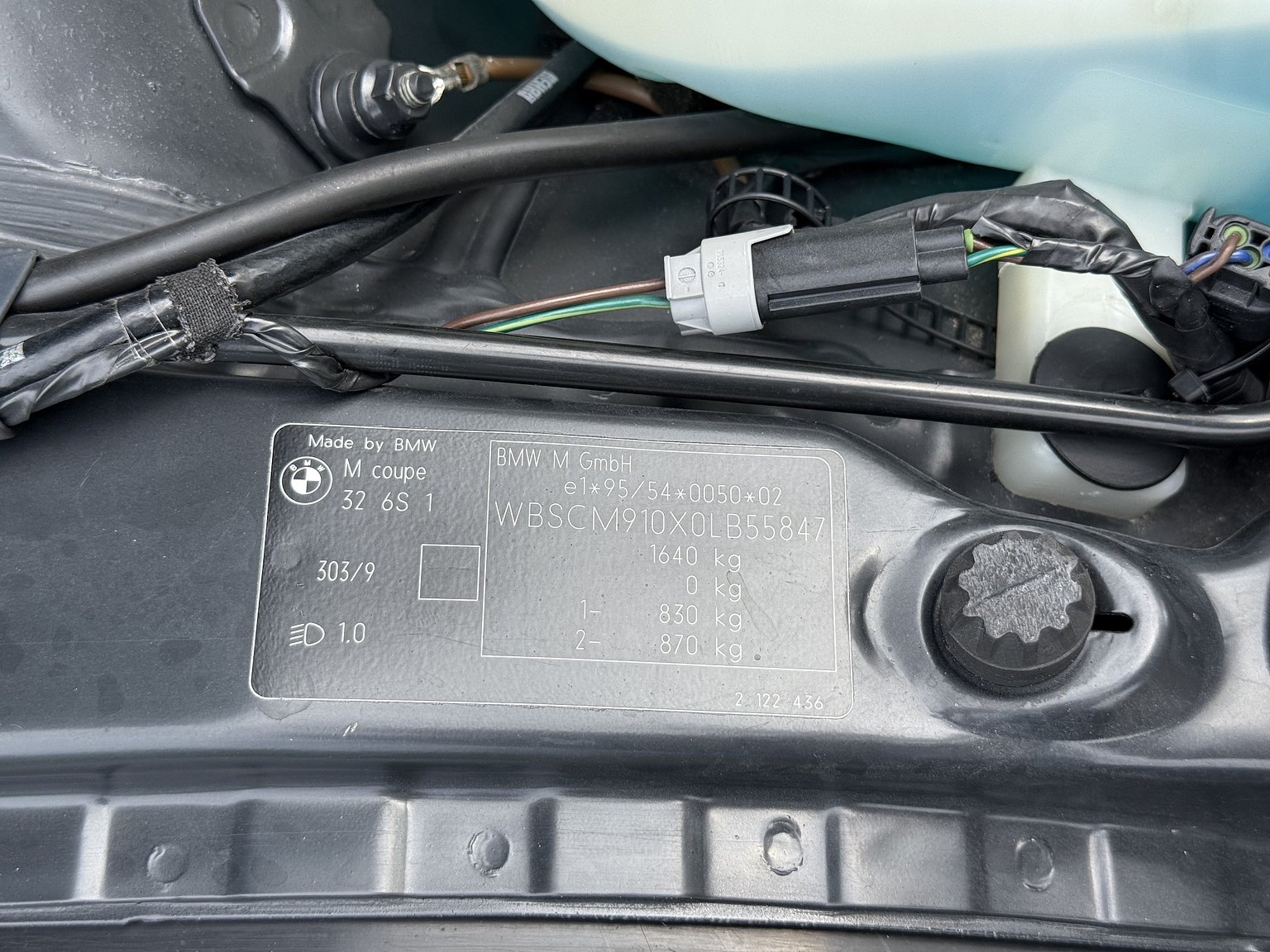Image of 1999 BMW Z3 M Coupé mechanics