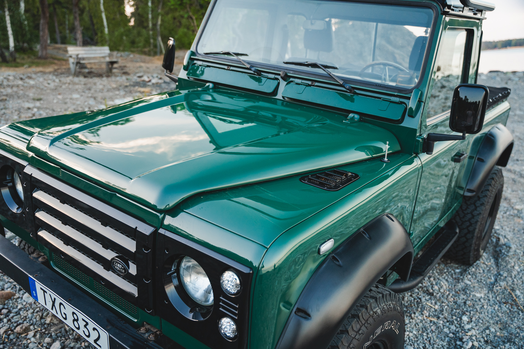 Exteriörbild på 2003 Land Rover Defender TD5 90 Pickup (27)