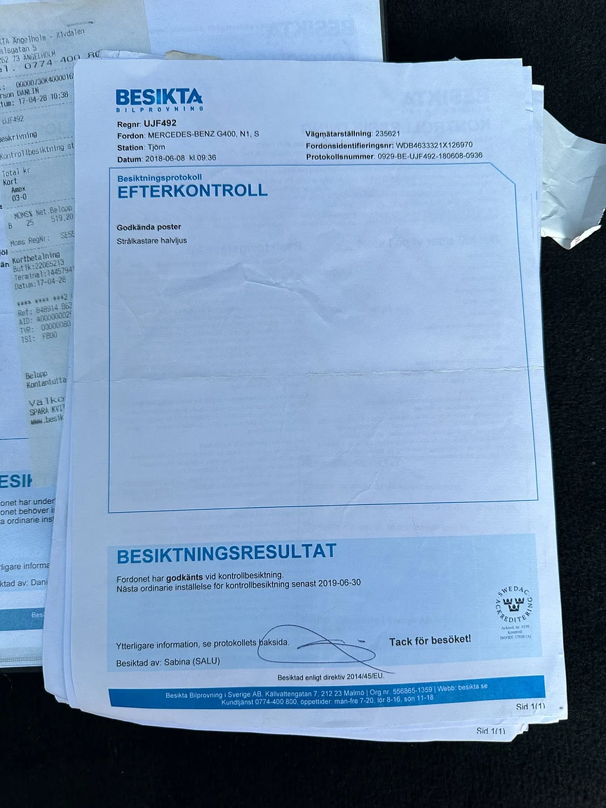Documentation for 2002 Mercedes-Benz G400  (15)