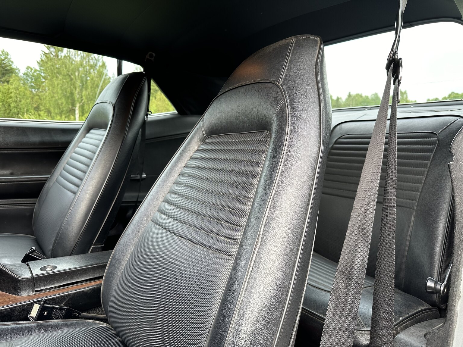 Interiörbild 1970 Plymouth Cuda 383