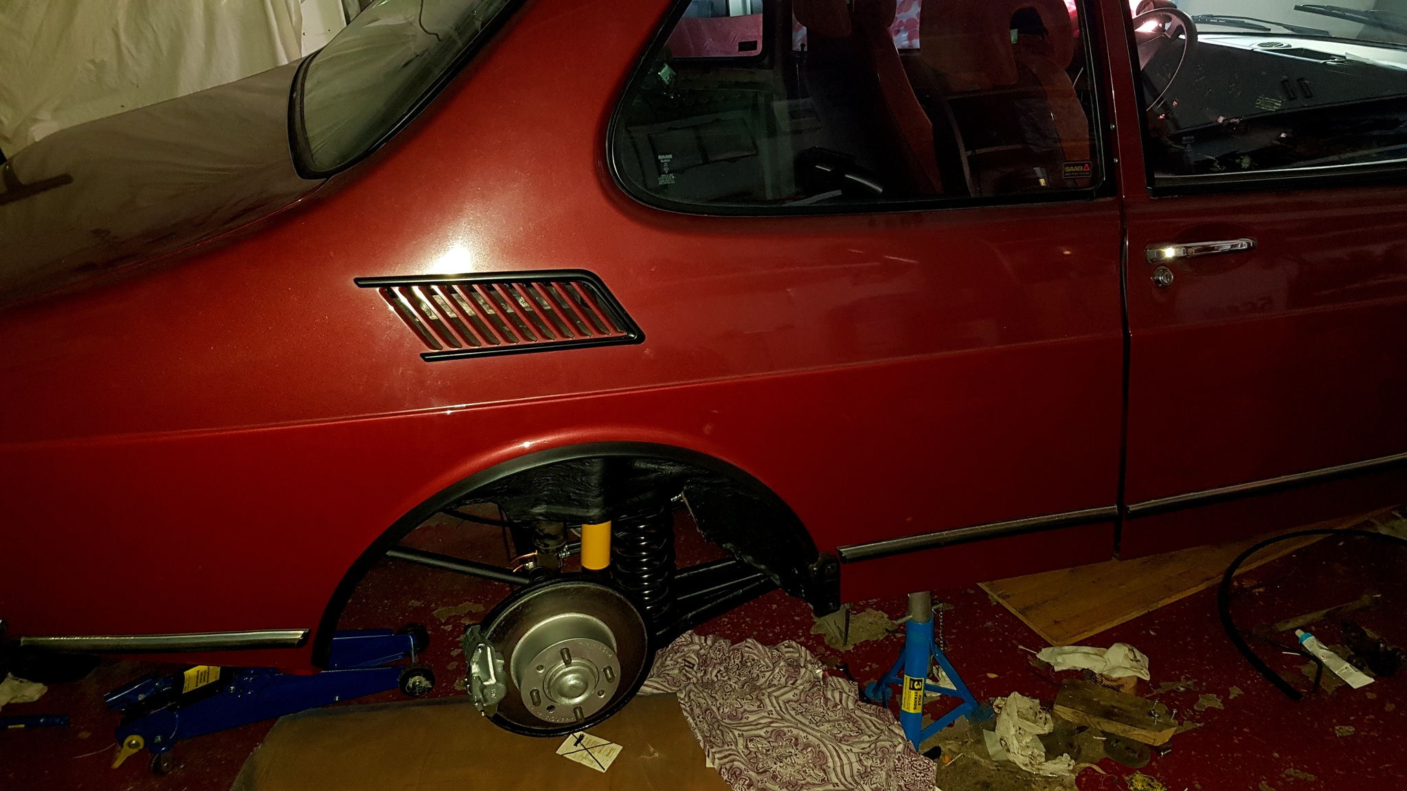 1980 Saab 99 Turbo unikum, Mekanik