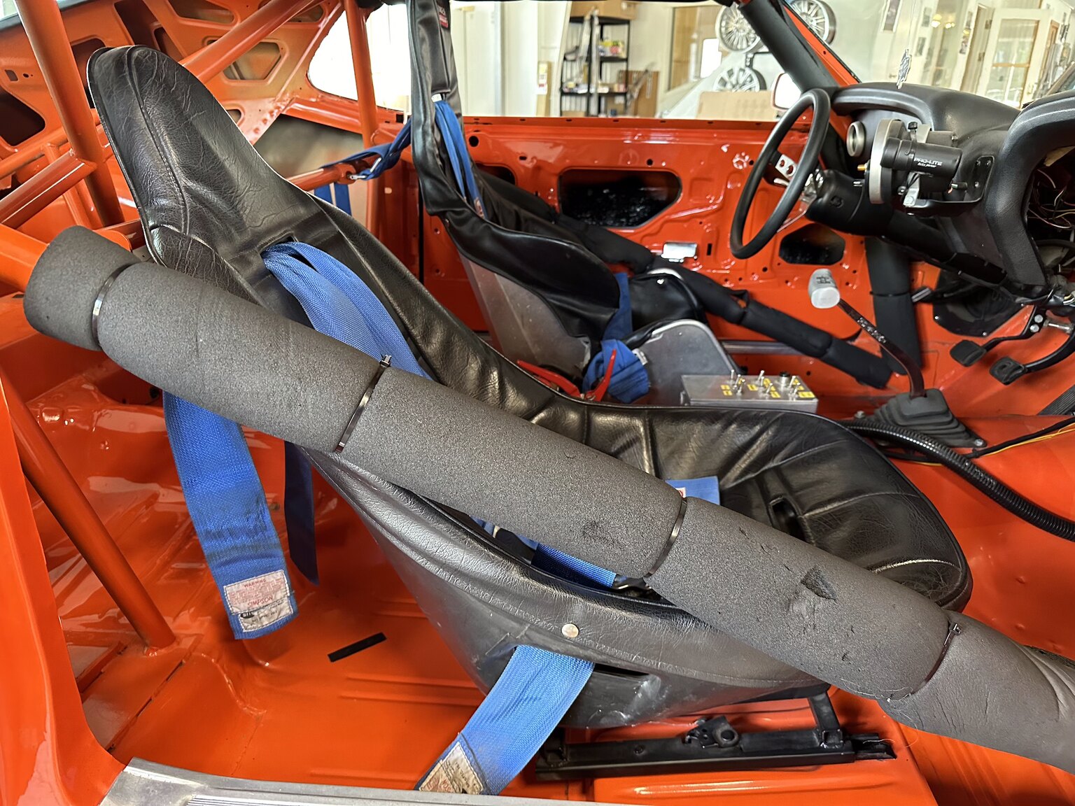 Interior image of 1969 Ford Mustang Fastback Boss Race Car