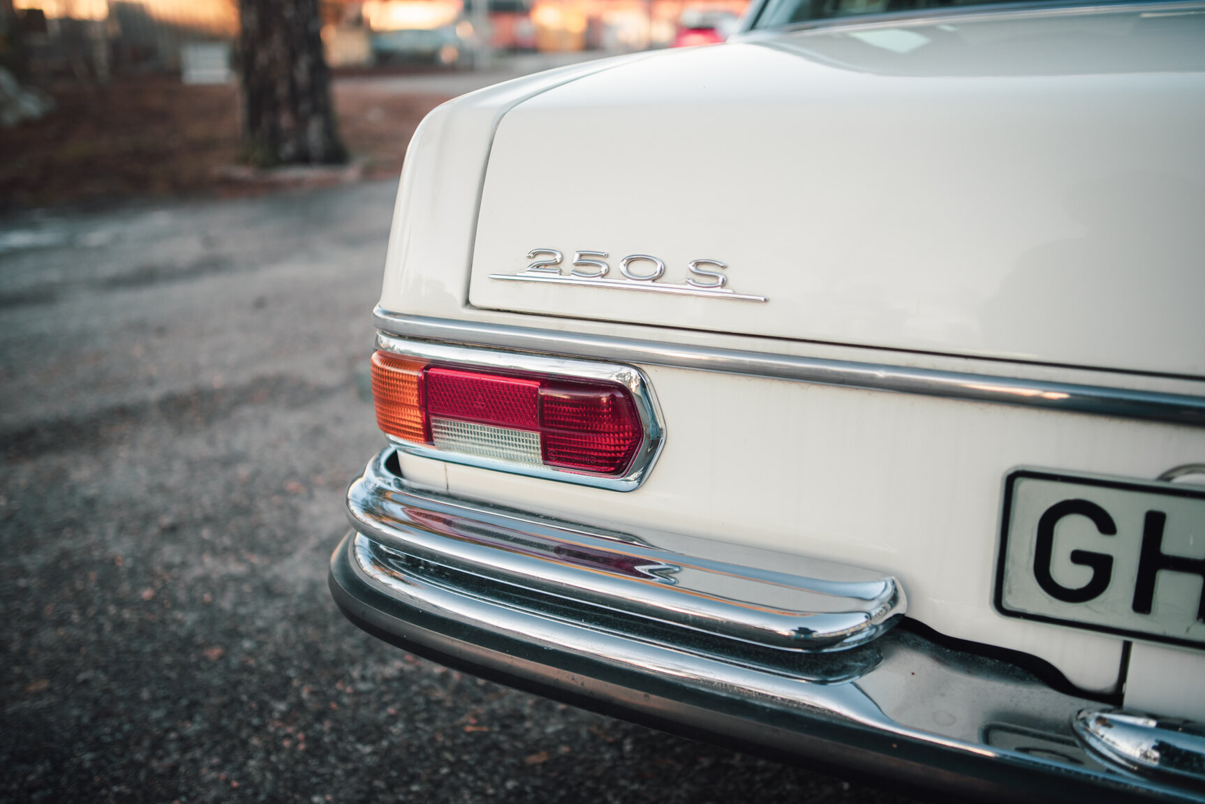Exteriörbild på 1967 Mercedes-Benz 250 S