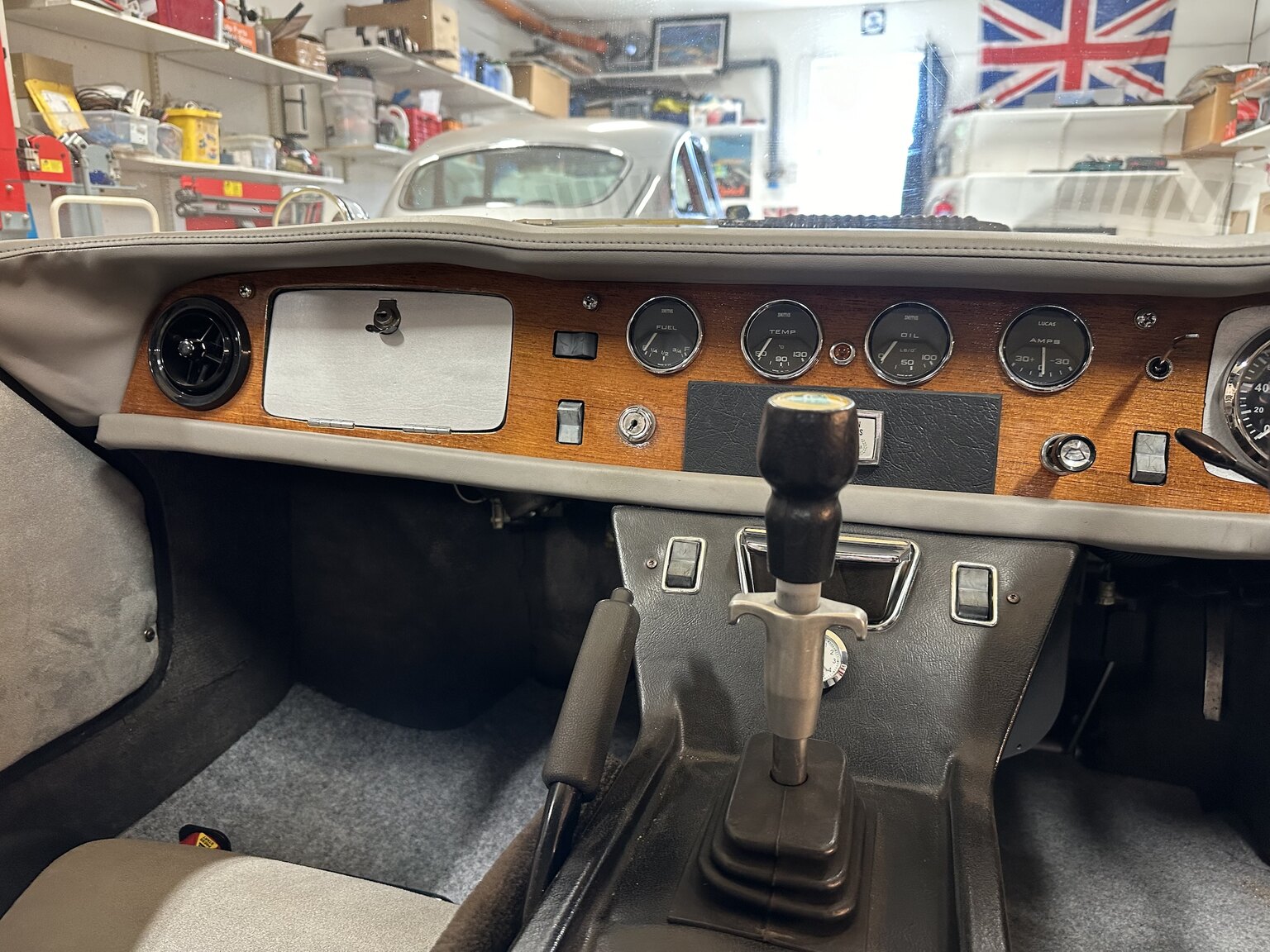 Innenraumfoto von 1970 Lotus Europa S2