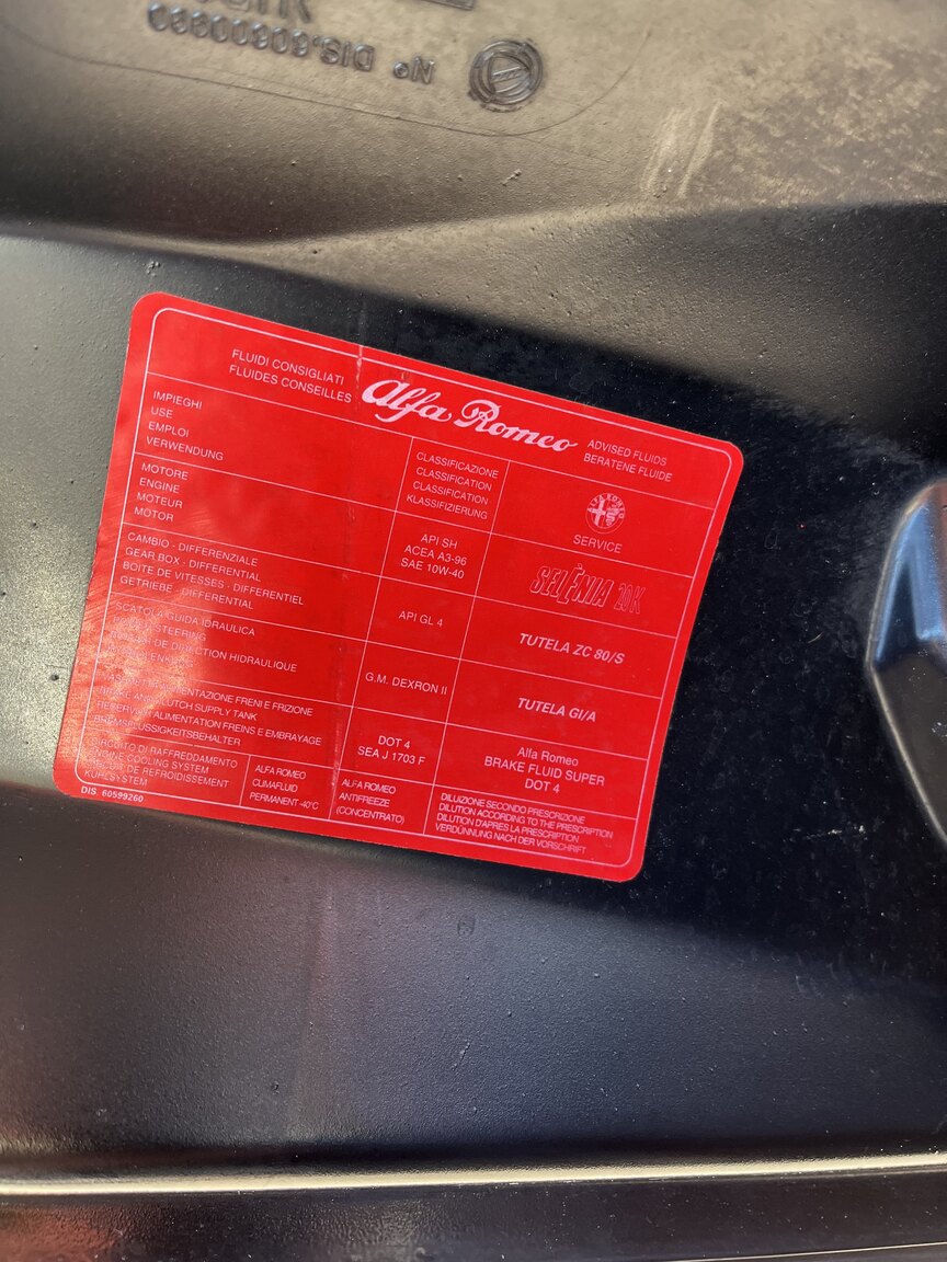 1998 Alfa Romeo GTV, Mekanik