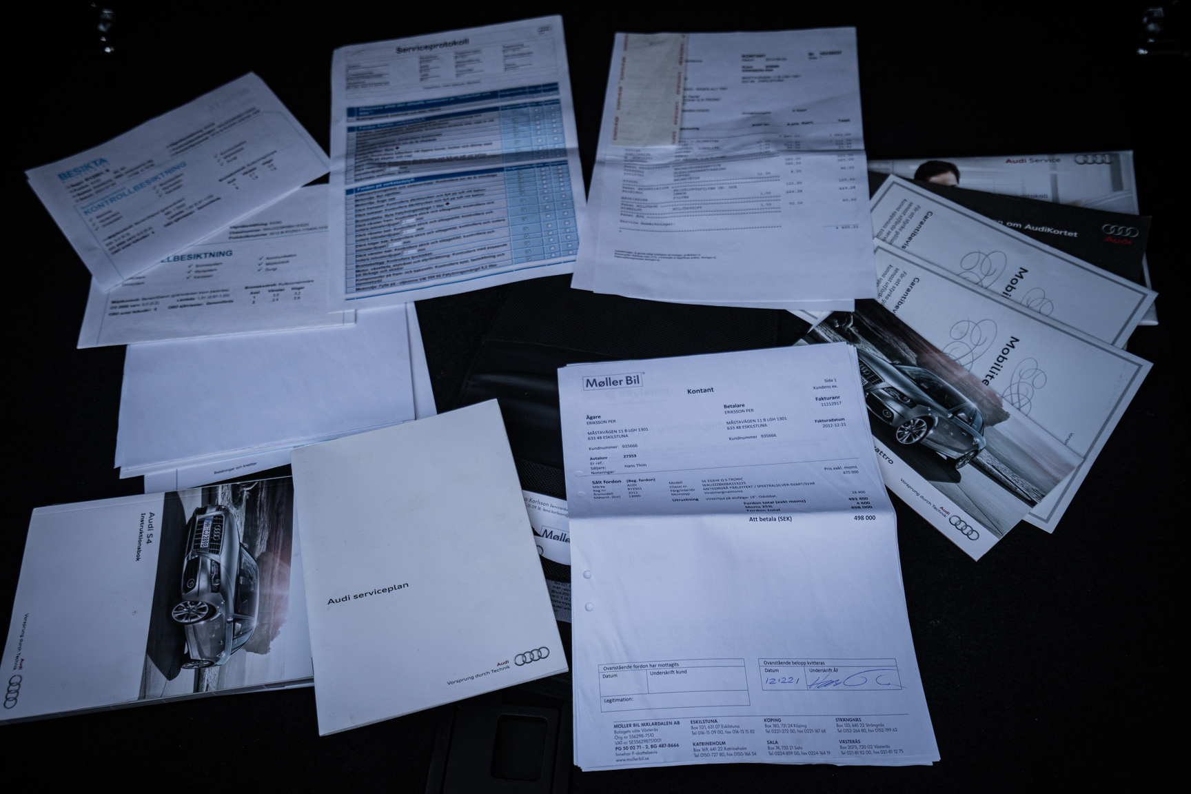 Documentation for 2011 Audi S4 (1)