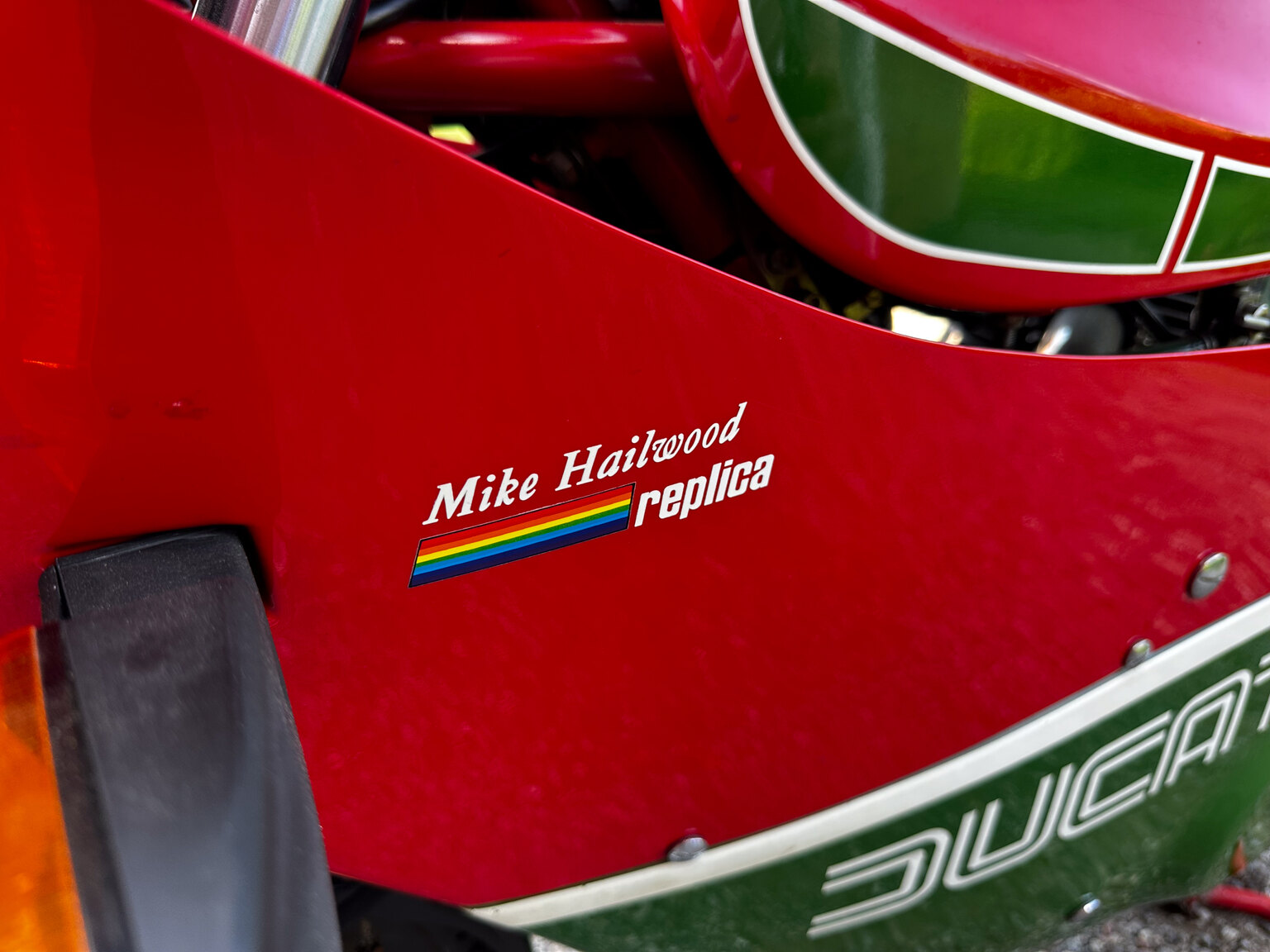 Exteriörbild på 1983 Ducati 900 Mike Hailwood Replica