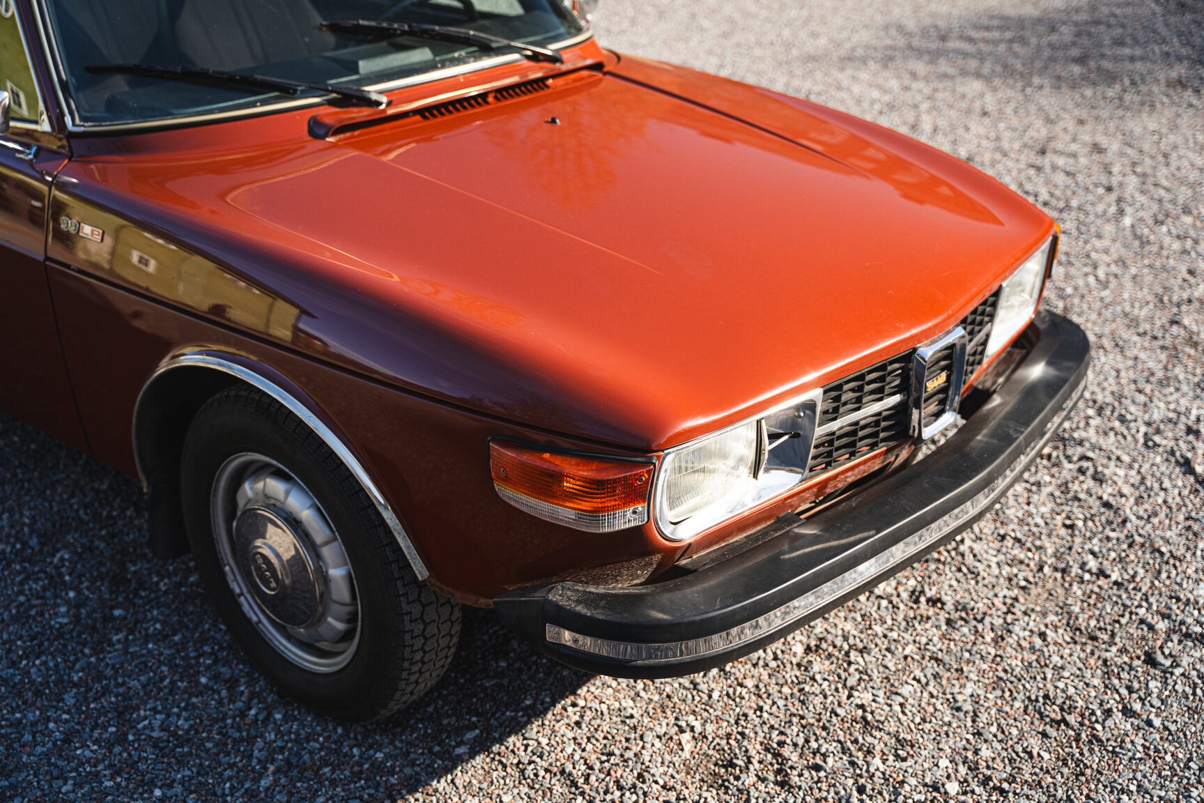 Exteriörbild på 1974 SAAB 99 