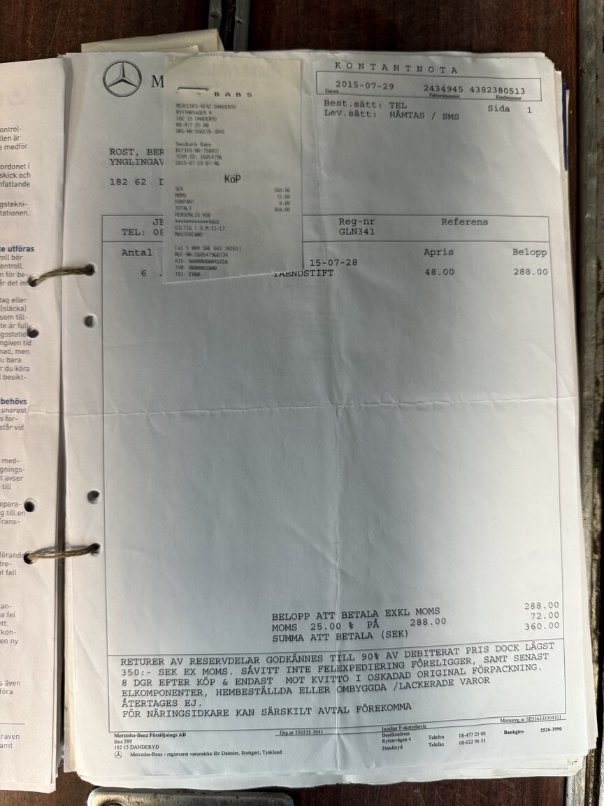 Documentation for 1967 Mercedes-Benz 230 Safari