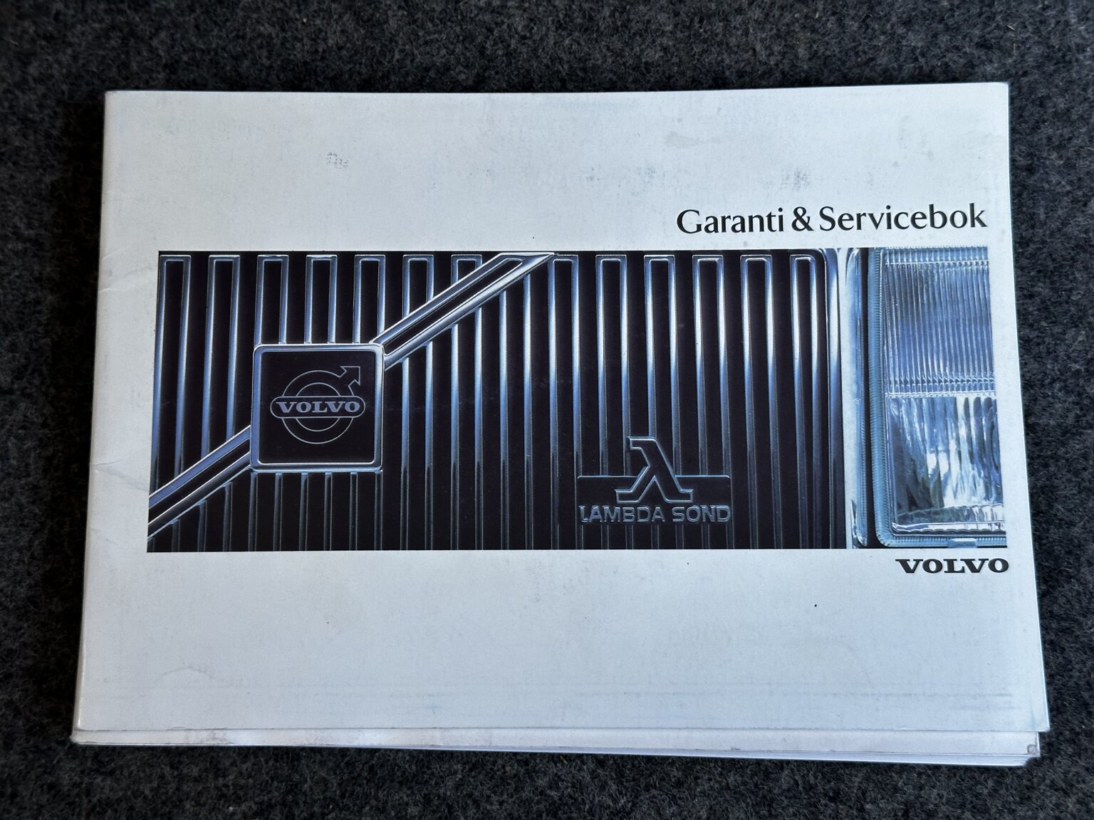 Dokumentation, 1990 VOLVO 740 Turbo