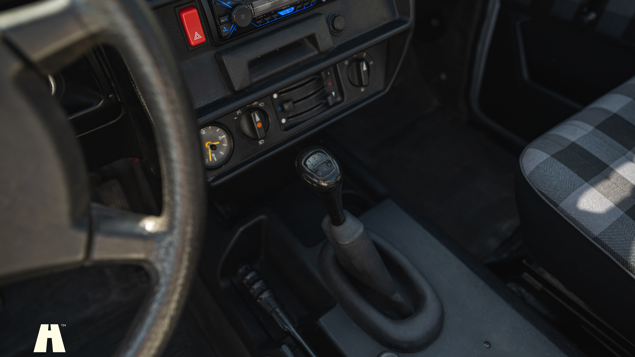 Interiörbild 1985 Mercedes 230GE Cabrio